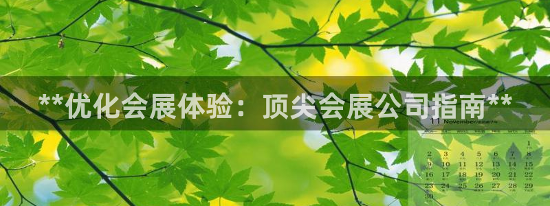果博平台开户电话：**优化会展体验：顶尖会展公司指南**