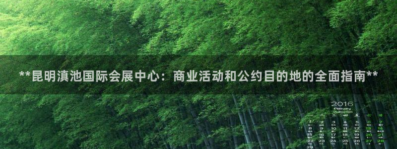 果博注册充值怎么退款：**昆明滇池国际会展中心：商业活动和公约目的地的全面指南**