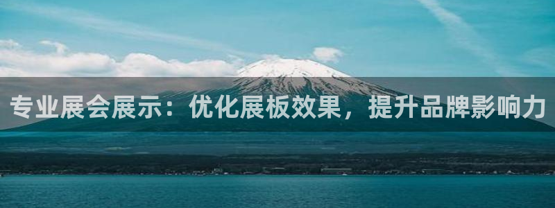 果博注册平台怎么注册账号：专业展会展示：优化展板效果，提升品牌影响力