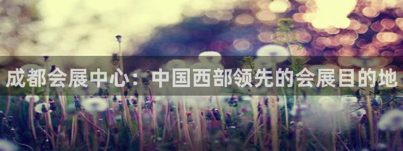果博旗舰厅：成都会展中心：中国西部领先的会展目的地
