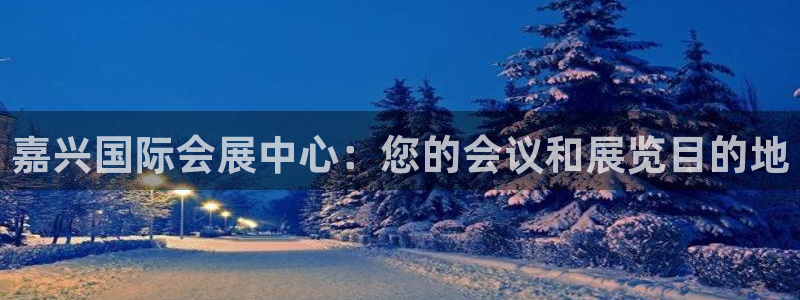 果博注册平台怎么注册：嘉兴国际会展中心：您的会议和展览目的地